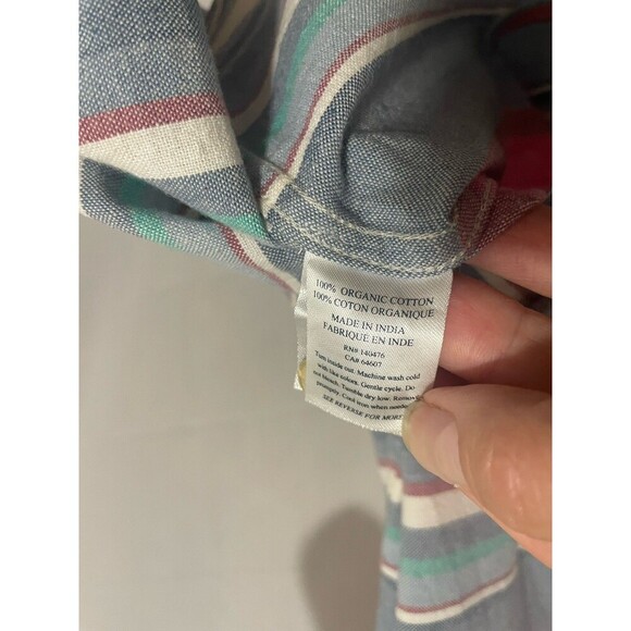 Faherty Short Sleeve Western Wave Collared Button Down Men’s Small - Picture 6 of 10